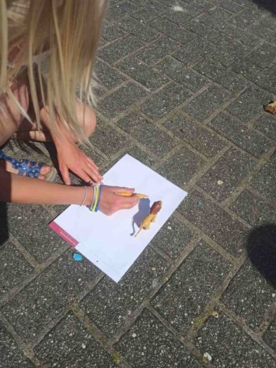 Kunst im Freien - Schattenbilder